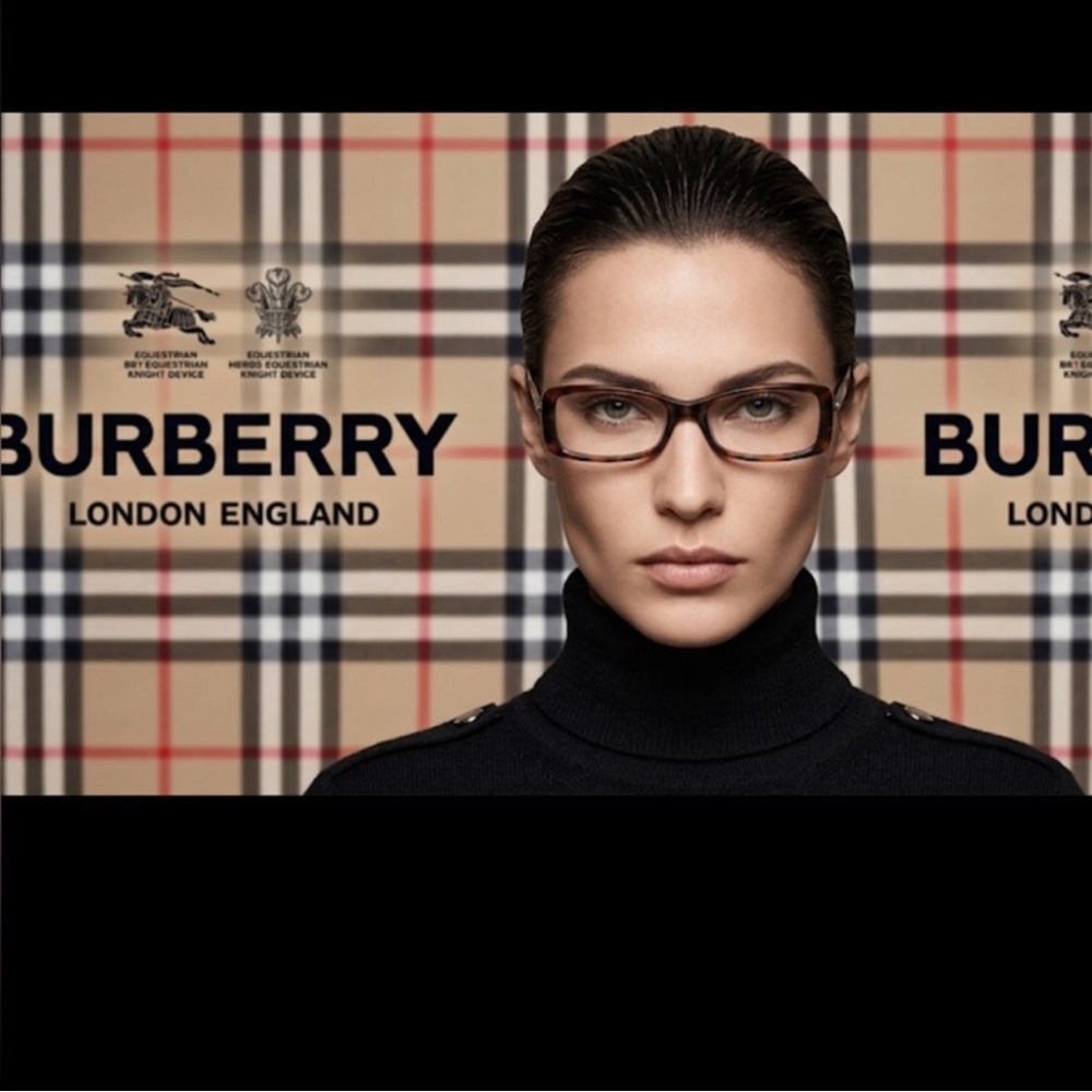 Authentic Burberry signature prescription eyeglasses frames